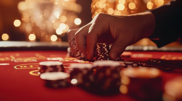 Caribbean Stud Poker live dealer table on rubahwin